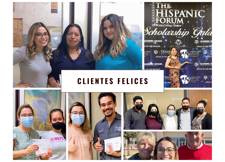 Clientes satisfechos en Laura Leon Law