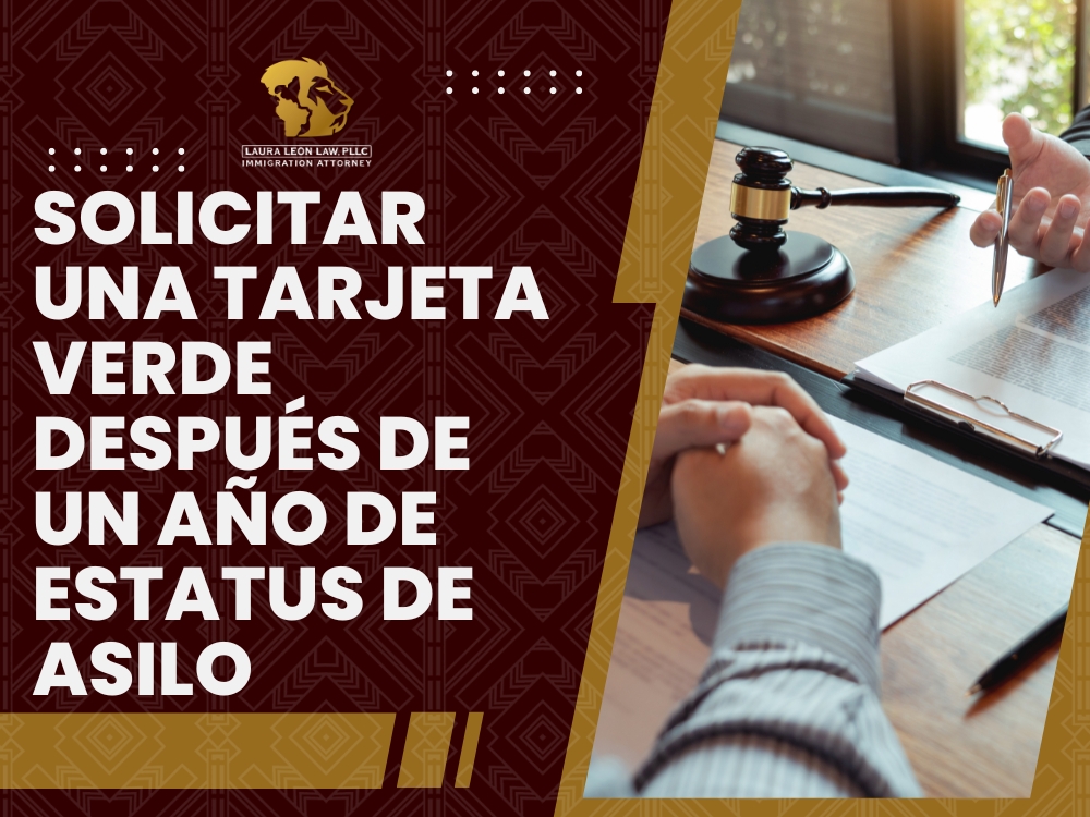 Ajuste de Estatus Solicitar - Laura Leon Law