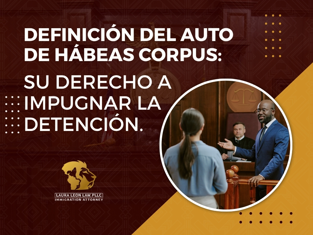Habeas Corpus - Su derecho a impugnar la detención - Laura Leon Law